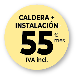 caldera + instalación